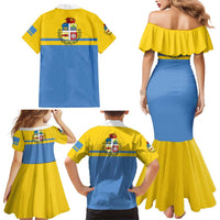 Aruba Family Matching Mermaid Dress and Hawaiian Shirt One Happy Island 2025 - Wonder Print Shop