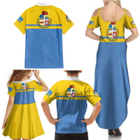 Aruba Family Matching Summer Maxi Dress and Hawaiian Shirt One Happy Island 2025 - Wonder Print Shop