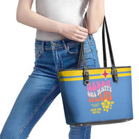 Aruba Leather Tote Bag One Happy Island 2025 - Wonder Print Shop