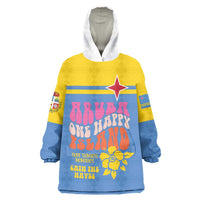 Aruba Wearable Blanket Hoodie One Happy Island 2025 - Wonder Print Shop