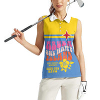 Aruba Women Sleeveless Polo Shirt One Happy Island 2025 - Wonder Print Shop