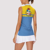 Aruba Women Sleeveless Polo Shirt One Happy Island 2025 - Wonder Print Shop