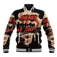 Together We Stand Baseball Jacket African American - Wonder Print Shop