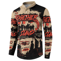 Together We Stand Button Sweatshirt African American - Wonder Print Shop