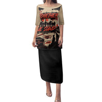 Together We Stand Family Matching Puletasi and Hawaiian Shirt African American - Wonder Print Shop