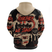Together We Stand Hoodie African American - Wonder Print Shop