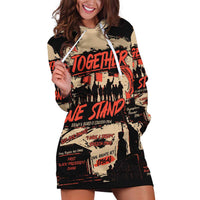Together We Stand Hoodie Dress African American - Wonder Print Shop