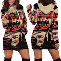 Together We Stand Hoodie Dress African American - Wonder Print Shop