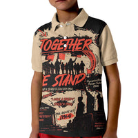 Together We Stand Kid Polo Shirt African American - Wonder Print Shop