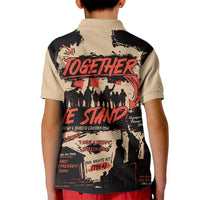 Together We Stand Kid Polo Shirt African American - Wonder Print Shop