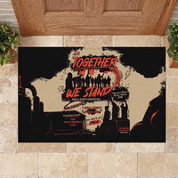Together We Stand Rubber Doormat African American - Wonder Print Shop