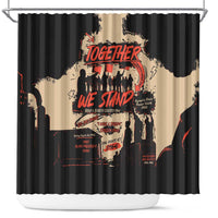 Together We Stand Shower Curtain African American