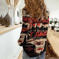 Together We Stand Women Casual Shirt African American - Wonder Print Shop