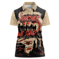 Together We Stand Women Polo Shirt African American - Wonder Print Shop