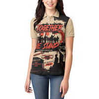 Together We Stand Women Polo Shirt African American - Wonder Print Shop