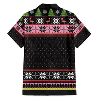 Flamingo Make Me Happy Christmas Tree Family Matching Puletasi and Hawaiian Shirt Human Make My Head Hurt - Wonder Print Shop