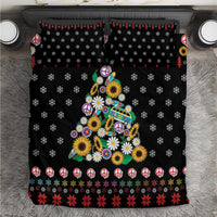 Hippie Xmas Bedding Set Hippie Flower Christmas Tree - Wonder Print Shop