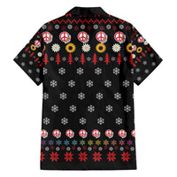 Hippie Xmas Family Matching Puletasi and Hawaiian Shirt Hippie Flower Christmas Tree - Wonder Print Shop