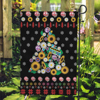 Hippie Xmas Garden Flag Hippie Flower Christmas Tree - Wonder Print Shop