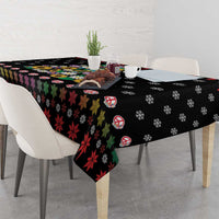 Hippie Xmas Tablecloth Hippie Flower Christmas Tree - Wonder Print Shop