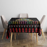 Hippie Xmas Tablecloth Hippie Flower Christmas Tree - Wonder Print Shop