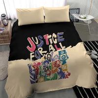 African Stand Firm Justice Now Bedding Set