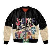 African Stand Firm Justice Now Bomber Jacket