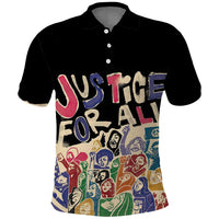 African Stand Firm Justice Now Polo Shirt