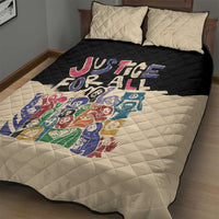 African Stand Firm Justice Now Quilt Bed Set