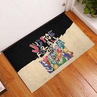 African Stand Firm Justice Now Rubber Doormat