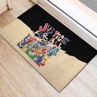 African Stand Firm Justice Now Rubber Doormat