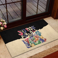African Stand Firm Justice Now Rubber Doormat