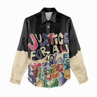 African Stand Firm Justice Now Women Casual Shirt