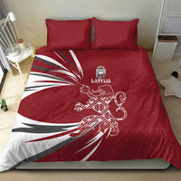 Latvia Bedding Set Latvian Lion Traditional Pattern