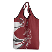 Latvia Grocery Bag Latvian Lion Traditional Pattern