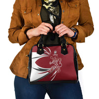 Latvia Shoulder Handbag Latvian Lion Traditional Pattern