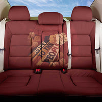 Justice To The People Back Car Seat Cover African Raised Fist