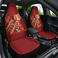 Justice To The People Car Seat Cover African Raised Fist