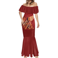 Justice To The People Mermaid Dress African Raised Fist