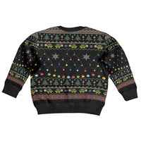 Turtle Through The Snow Christmas Kid Ugly Christmas Sweater - Wonder Print Shop