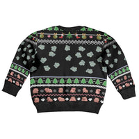 Christmas Become Ungovernable Moo Deng Kid Ugly Christmas Sweater Humor Cute Baby Hippo Joke - Wonder Print Shop