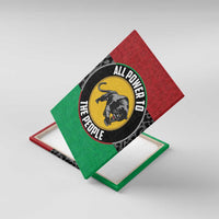 Pan African Panther Canvas Wall Art All Power To The People