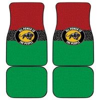 Pan African Panther Car Mats All Power To The People