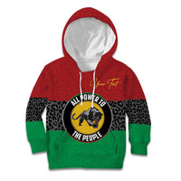 Personalized Pan African Panther Kid Hoodie All Power To The People