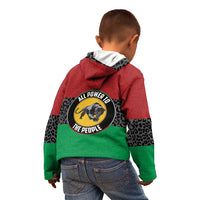 Personalized Pan African Panther Kid Hoodie All Power To The People