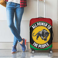 Pan African Panther Luggage Cover All Power To The People