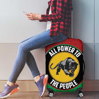 Pan African Panther Luggage Cover All Power To The People