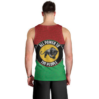 Personalized Pan African Panther Men Tank Top All Power To The People