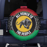 Pan African Panther Spare Tire Cover All Power To The People