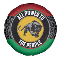 Pan African Panther Spare Tire Cover All Power To The People